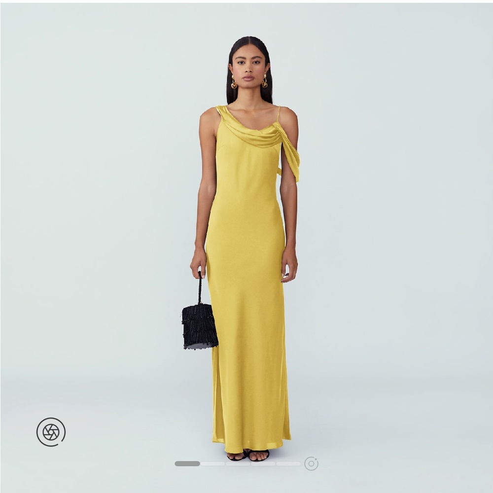 Fame and Partners Francois gown in Dandelion NWT
